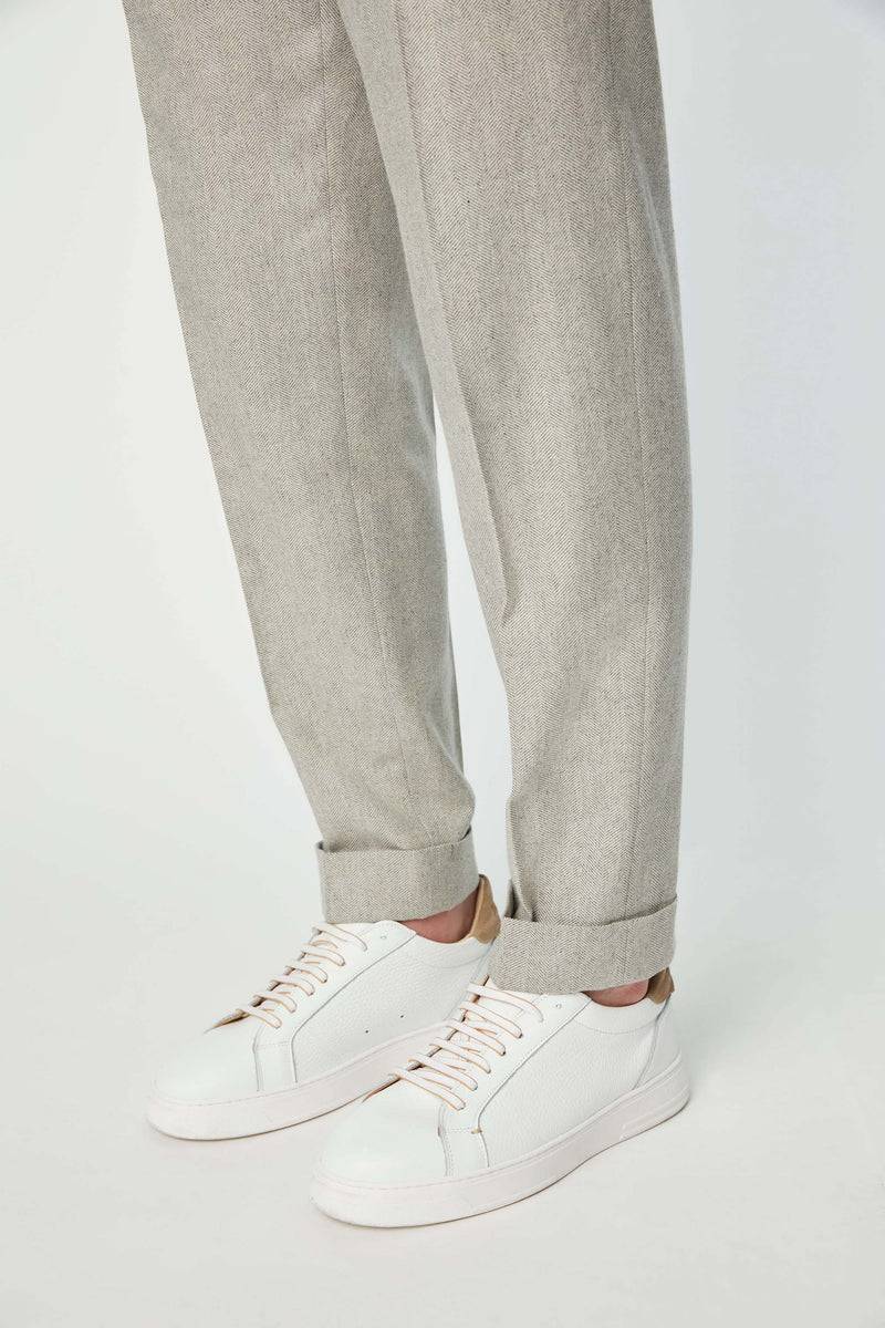 Lubiam Pantalone HERBIE grigio ghiaccio Pantalone HERBIE grigio ghiaccio Novità