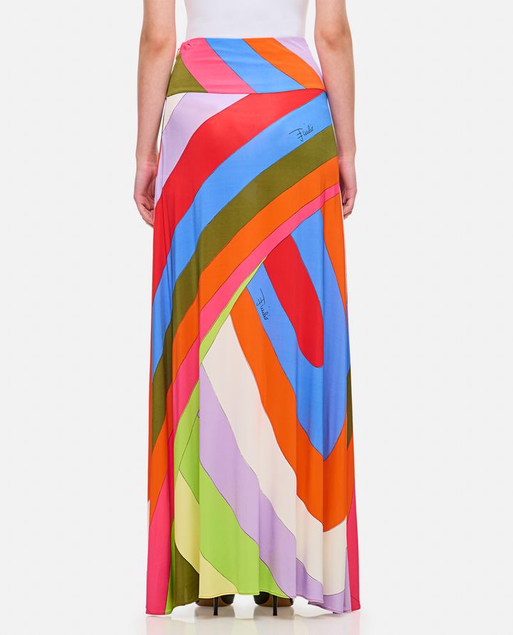 Emilio Pucci GONNA LUNGA MULTICOLOR Promozione Limitata