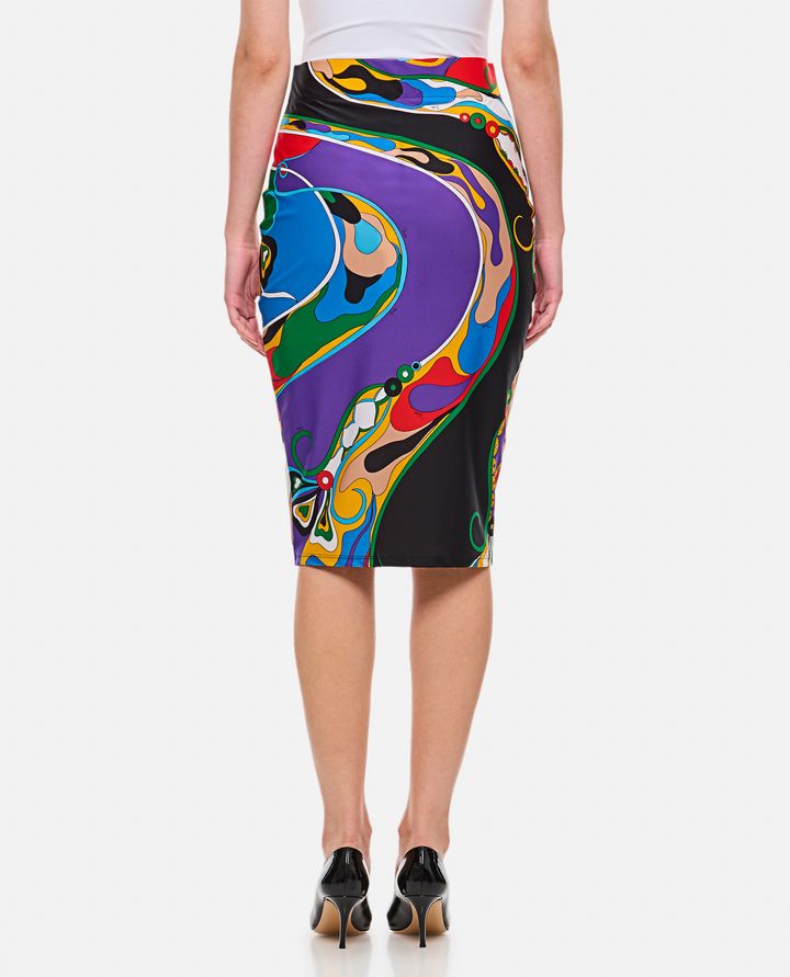 Emilio Pucci GONNA MIDI MULTICOLOR Sconto